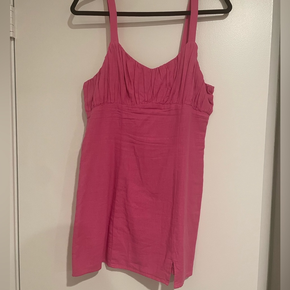 Pink short dress